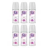 Fa Brightening & Care Antitranspirante  50ml   Pack C/6 Fragrância Não