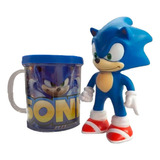 Kit10 Boneco Sonic 16cm Filme Mais Caneca Personalizada