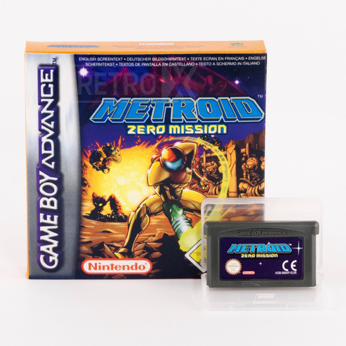 Metroid Zero Mission Gba Advance Re-pro Español Ing + Caja