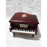 Porta Joias Musical Formato PianoMaderia Antigo C Camafeu 