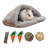 Cueva Conejo Kathson | Cama Suave Para Pequeños Animales |