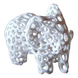 Adorno Elefante Chico - Estilo Voronoi - Impreso En 3d Pla+