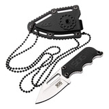 Cuchillo Collar Sog Instinct Mini Full Tang Navaja Con Funda