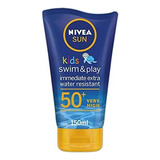 Protección Solar Facial - Nivea Sun Kids Swim & Play Loc