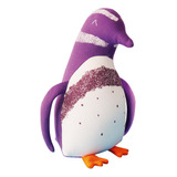 Muñeco De Apego. Peluche Pingüino Patagónico.tela De Algodón
