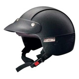 Casco Moto Abierto Vertigo Custom Cuero Vintage Cafe Racer L