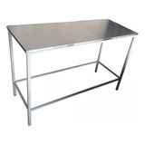 Mesa De Trabajo Acero Inox 120x55 Cm Mesada Gastronomica