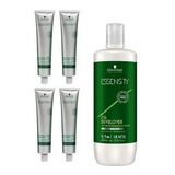 Kit X4 Tinturas Schwarzkopf  Essensity + Loción 1000ml