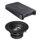 Alto Falante Subwoofer Morel + Amplificador Hertz Hcp 4