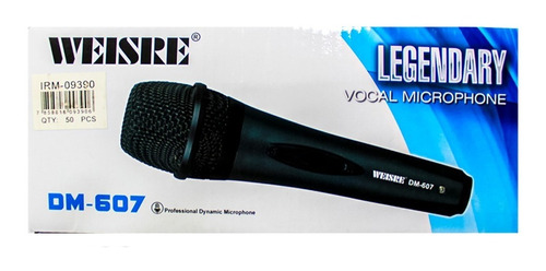 Microfono Karaoke Para Equipos De Audio Weisre Dm-607