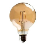 Lampara Led Globo Filamento 6w A60 Candela