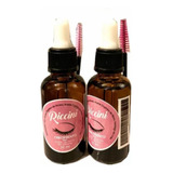 Pack 10 Aceite Ricino De Pelo Y Pestañas 30ml Con 10 Cepillo