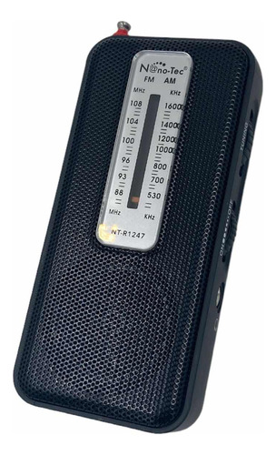 Radio De Bolsillo Análogo Nanotec Nt-r1247