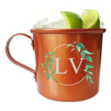 200 Canecas Moscow Mule Personalizadas 350ml De Alumínio