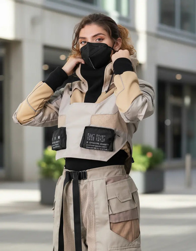 Hoodie Top Tacticalwear Warcore Fashion Techwear Sudadera