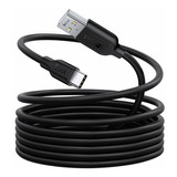Cable Usb Tipo C 2 Metros 2.1a Carga Y Datos Compatible Sams Color Negro