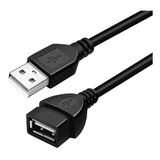 Cabo Extensor Extensão Usb Hi-speed 2.0 2 Metros X-cell Cor Preto