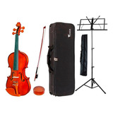 Violino Eagle 4/4 Ve441 Case Breu Arco Profissional +estante