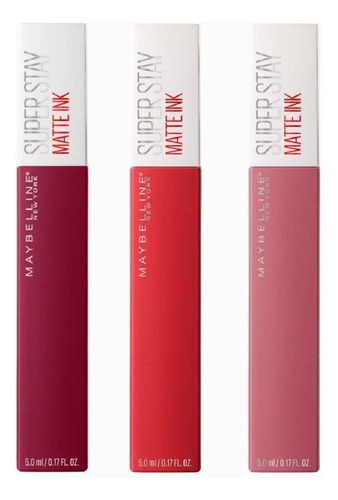 Labial Larga Dura Matte Nyc X 3 Unidades May Madre