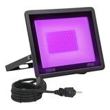 Lampara Luz De 100w Ultravioleta Reflector Luz Negras Fiesta