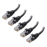 Cable Matters Paquete De 5 Cables Ethernet Cat 6 Cortos Sin