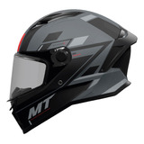 Casco Mt Helmets Stinger 2 Zivze C2 Gris Mate Moto Delta