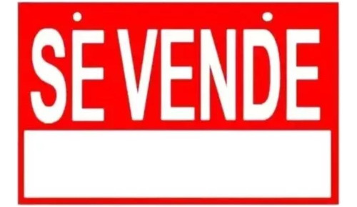 Cartel Aviso De Se Vende Letrero