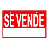 Cartel Aviso De Se Vende Letrero