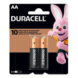 Kit 2 Cartelas De Pilha Duracell Aa C/2un Cada