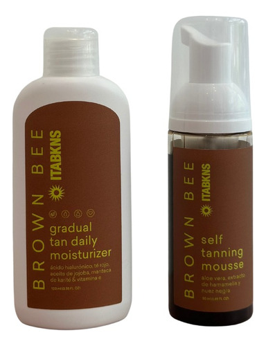 Kit Autobronceante Travel Size Air Mousse 50ml Y Crema 100ml