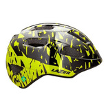 Casco Ciclismo Lazer Pnut Kineticore Niños Clack Flash Avant Color Amarillo Talle 50-56