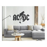 Vinilo Adhesivo Decorativo Pared Ac/dc Rock 58x80cms