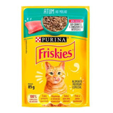 Friskies Ao Molho Para Gato Adulto Sabor Atum Em Saco De 85g