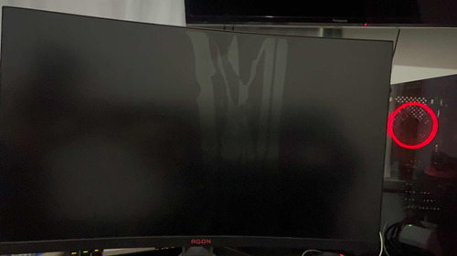 Monitor Gamer Aoc Agon 32 Curvo 165hz 1ms Tela Quebrada