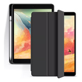 Carcasa Funda Smart Cover Con Ranura Lápiz Para iPad 9.7