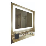 Espejo Con Luz Led Baño Sistema Encendido Tactil 60x60cm 