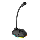 Microfono Usb Gaming Havit Hv Gk57 Color Negro