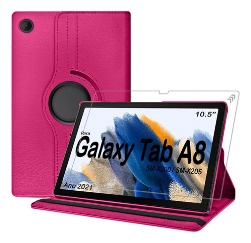 Capa Case Para Samsung Tab A8 10.5  + Pelicula Reforçada