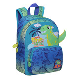 Mochila Infantil Pop Dino Faded Azdd Head