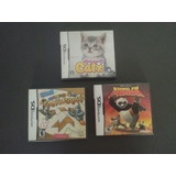 Lote Nintendo Ds Hands On, Catz, Kung Fu 
