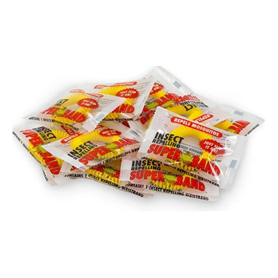 Pulsera Repelente De Mosquitos Base Citronela Paq 20 Piezas