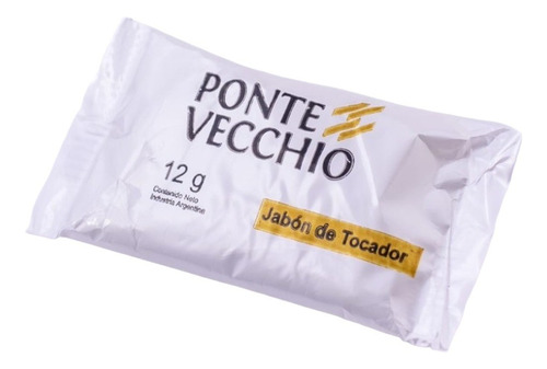 Jabon Tocador Ponte Vecchio Hotelero 12g Bulto X 500 U.