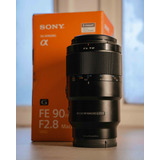 Sony Lente Macro Sel90m28g Macro G Oss