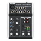 Mesa De Som Behringer Xenyx 502s 5 Canais C/ Usb P10 Bivolt 