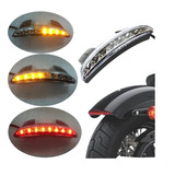 Led Stop Direccionales  Placa Para Motocicleta Harley