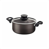 Cacerola Olla Teflon Antiadherente 24cm Con Tapa Tramontina