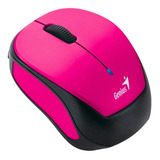 Mouse Genius Micro 9000 R Inalambrico Mini Recargable Rosa