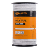 Gallagher Electric Fence Poly Tape | Ultra Blanco 656 Pies R