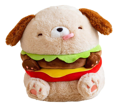 Divertido Juguete De Peluche Con Hamburguesa Con Queso Para