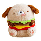 Divertido Juguete De Peluche Con Hamburguesa Con Queso Para